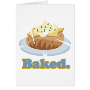 Cartão Batata assada