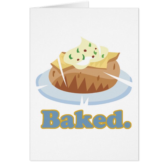 Cartão Batata assada (Frente)