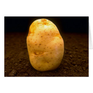 Cartão Batata na sujeira