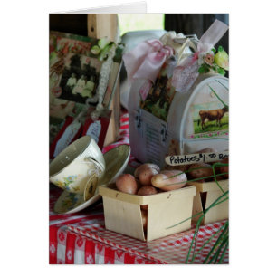 Cartão Batatas $1,50 uma caixa