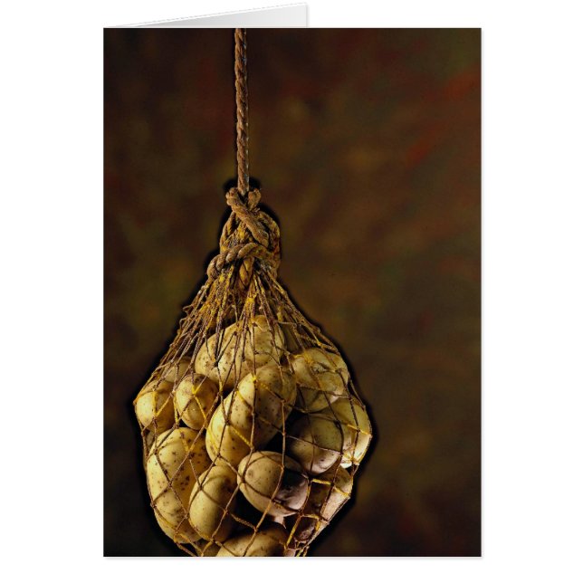 Cartão Batatas, ainda vida (Frente)