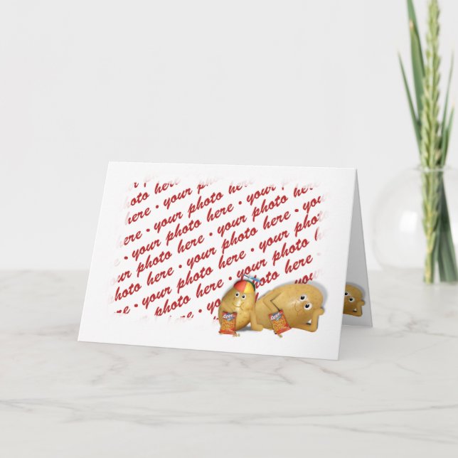 Cartão Batatas de snacking (Frente)