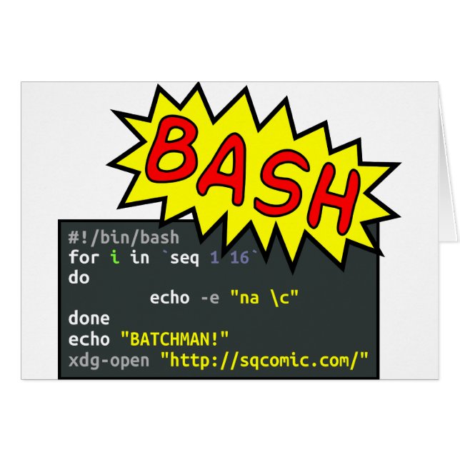 Cartão Batchman (Frente Horizontal)