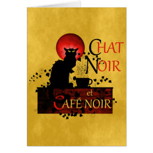 Cartão Bate-papo Noir e Café Noir