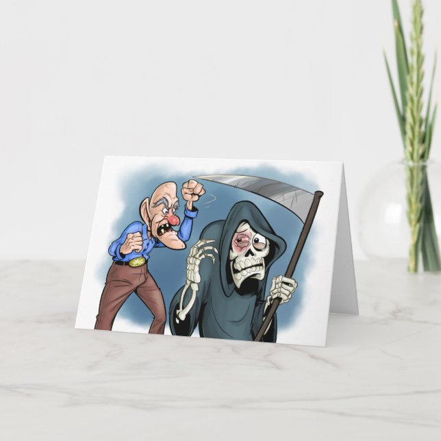 Cartão Bater na Morte (Frente)