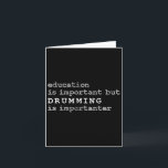 Cartão Bateria Banda Marcial Bateria Educação<br><div class="desc">Bateria Banda Marcial Bateria Educação</div>