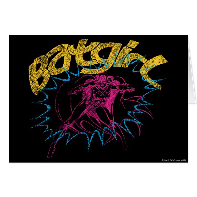 Cartão Batgirl Power (Frente Horizontal)
