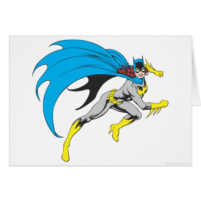 Cartão Batgirl Runs (Frente Horizontal)