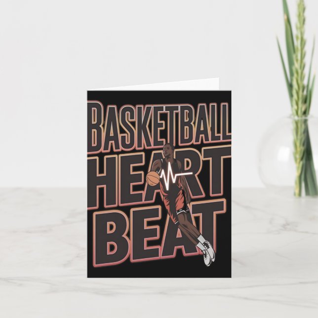 Cartão Batida de Basquete - Quebra de Basquete - Deixe (Frente)