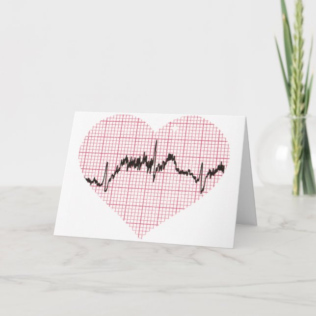 Cartão Batida do Coração VII (Frente)