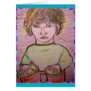 Cartão batidas de bongo