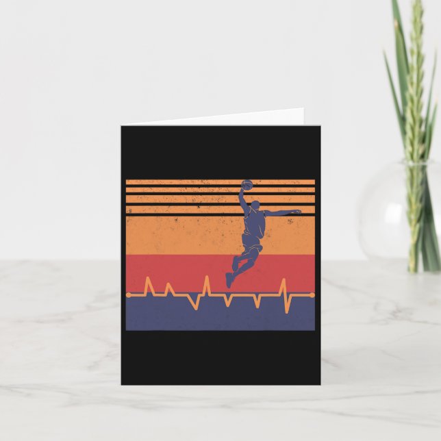 Cartão Batimento de basquete (Frente)