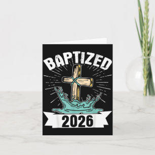 Cartão Batizado 2026 