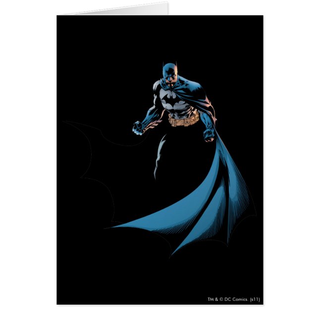 Cartão Batman chicoteando (Frente)