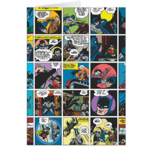 Cartão Batman Comic Panel 5x5