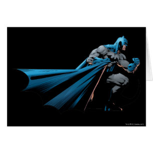 Cartão Batman forte parece direito