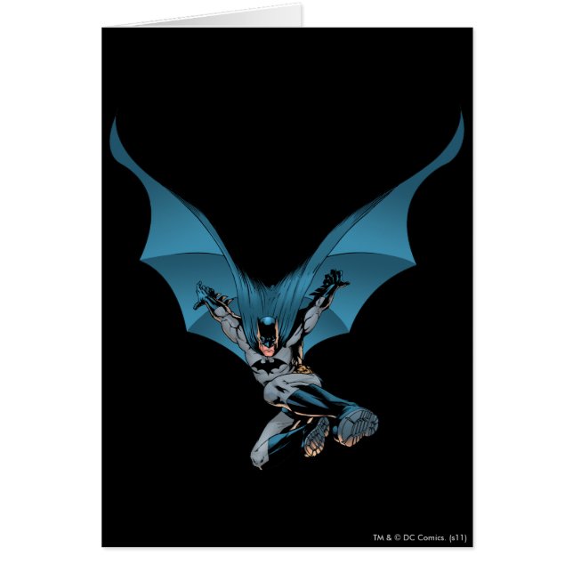 Cartão Batman pula (Frente)