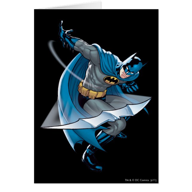 Cartão Batman Throwing Star (Frente)