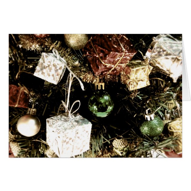 Cartão Baubles (Frente Horizontal)