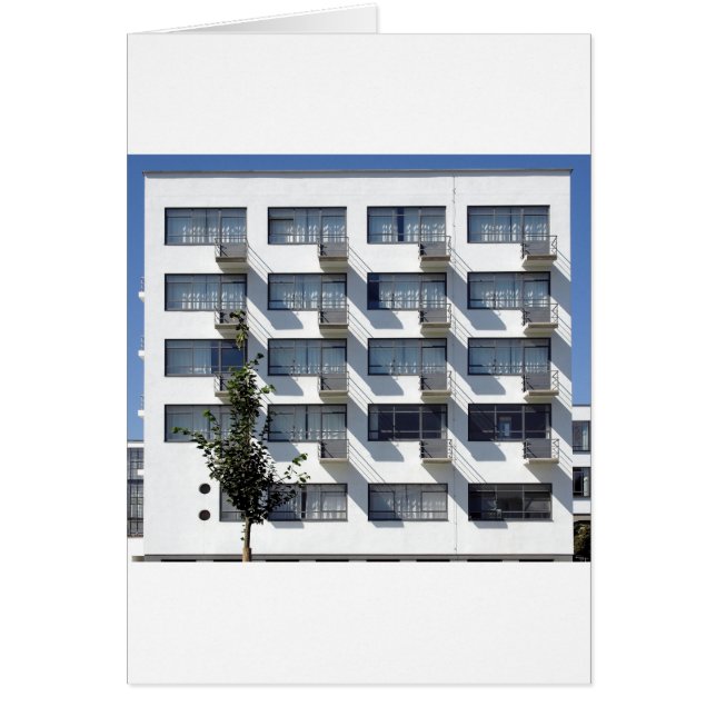 Cartão Bauhaus Dessau Alemanha (Frente)