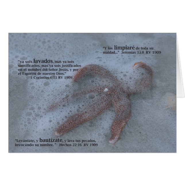 Cartão Bautizmo (Carta) (Frente Horizontal)