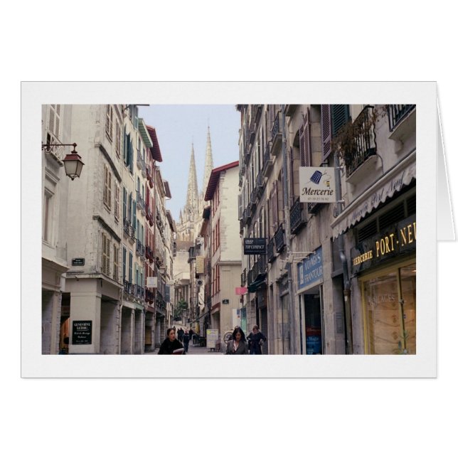 Cartão Bayonne, France (Frente Horizontal)