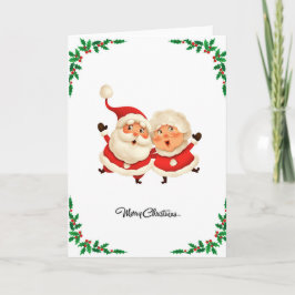 Cartão BD moderno e engraçado Feliz Natal Festivo