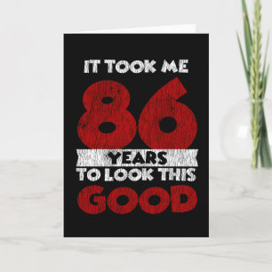 Cartão Bday de 86 anos me fez parecer bom aniversário de