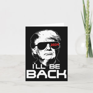 Cartão Be Back Trump 2024