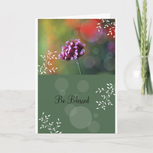 Cartão Be Blessed Greeting Card