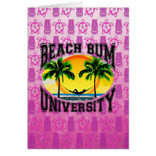 Cartão Beach Bum University