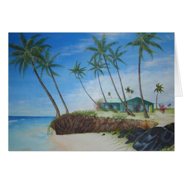 Cartão Beach House (Frente horizontal)