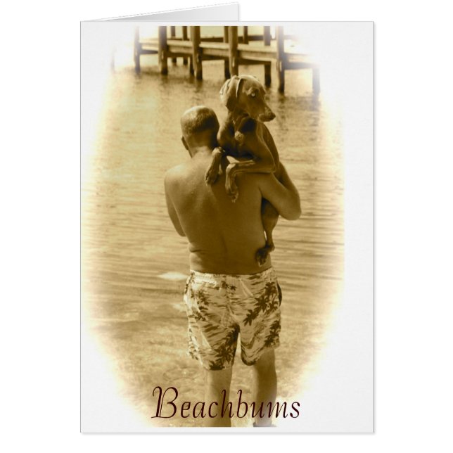 Cartão Beachbums (Frente)