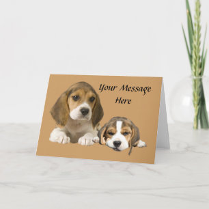 Cartão Beagle Buddies Greeting Card