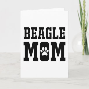 Cartão Beagle Mãe