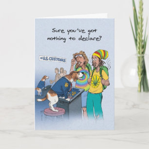 Cartão Beagle Sniffer - Funny Birthday