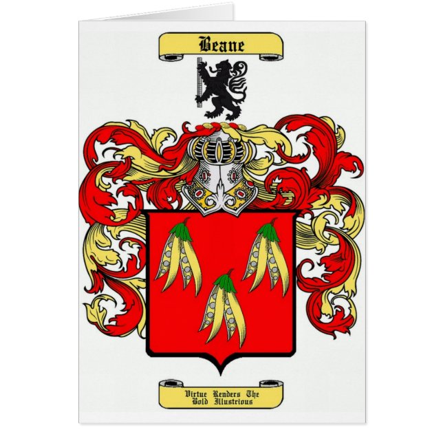 Cartão Beane (Frente)