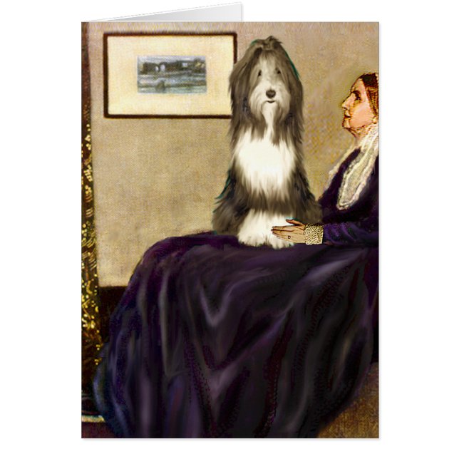 Cartão Beardie 9 - Assobiadora Mãe (Frente)