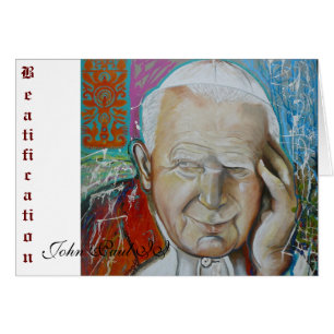 Cartão Beatification, John Paul II