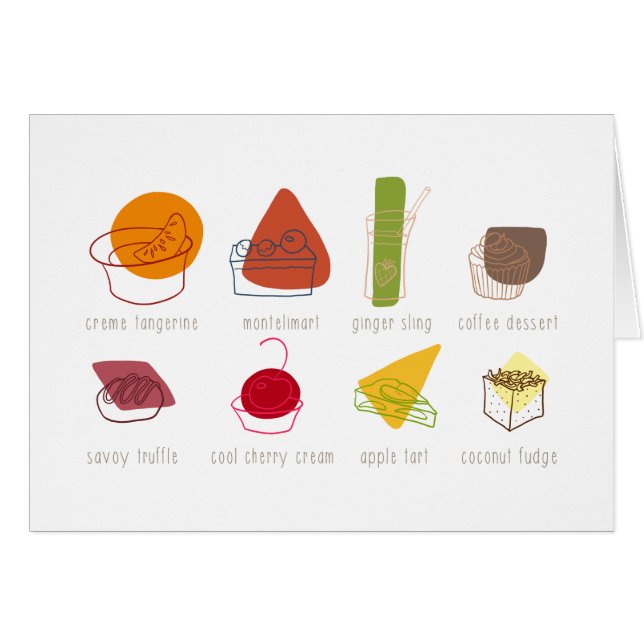 Cartão Beatles sweets (Frente Horizontal)