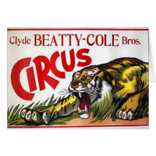 Cartão Beatty Cole Circus