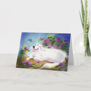 Cartão Beautiful Pyrenees / Birthday Greeting Card