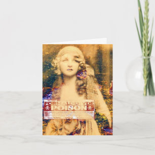 Cartão Beauty and Poison, Halloween