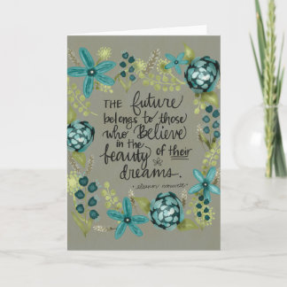 Cartão Beauty of Their Dreams, Eleanor Roosevelt