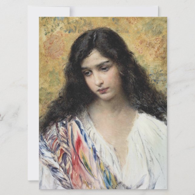 Cartão Beauty Russa (por Konstantin Makovsky) (Frente)