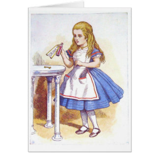 Cartão Beba-me, Alice!