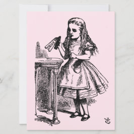 Cartão Beba-me (Aventuras de Alice no País das Maravilhas