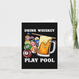 Cartão Beba Piscina Whiskey Play I Engraçado Whisky Billi