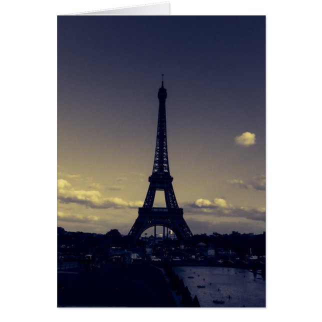 Cartão Bêbado na Cidade das Luzes (Frente)