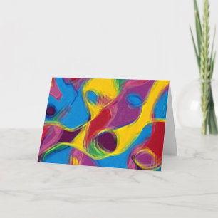 Cartão Bebado sobre o doce